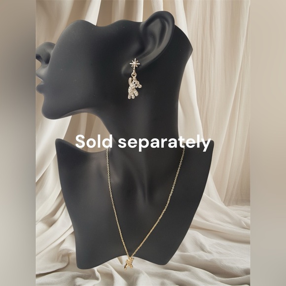 Fashion Jewelry Bear Drop Earrings Costume Jewelry - Picture 6 of 6